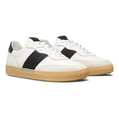 CLAE MEN'S DAVIS SNEAKER IN WHITE BLACK