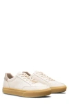 Clae Monroe Vp Low Top Sneaker In Offwhite Leather Cashmere