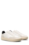 Clae Monroe Vp Low Top Sneaker In White Leather Black