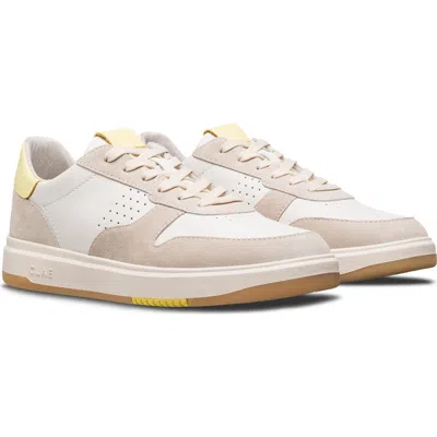 Clae Moses Low Top Leather Sneaker In Neutral