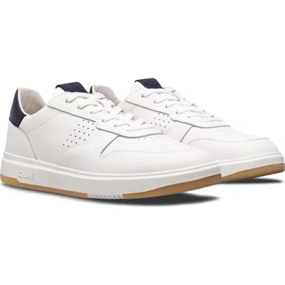 Clae Moses Low Top Leather Sneaker In Red