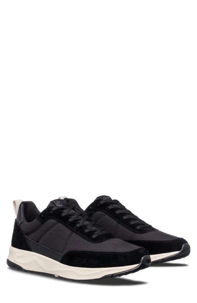 Clae Owens Sneaker In Black Suede