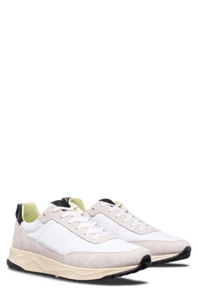 Clae Owens Sneaker In White Black Reed