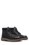 Clae Romare Lugged Apron Toe Boot In Black