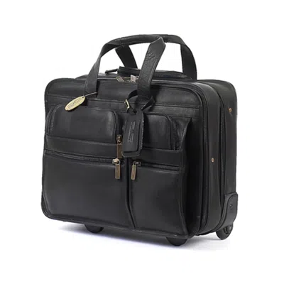 Claire Chase 258e-black New Rolling Computer Brief - Black