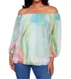 Claire Desjardins Off The Shoulder Top In Multi In Multi