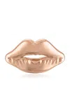 Claire Florence 18k Gold Lip Pin (large) In Pink