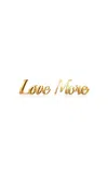 Claire Florence 18k Gold Love More Earrings