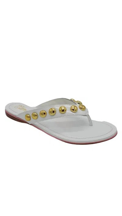 Claire Flowers Women's Tarah Sandals In White