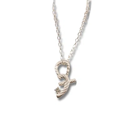 Claire Hill Designs Women's Great Silver Shorthand Charm Necklace