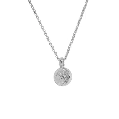 Claire Hill Designs Women's Silver Moon Charm Necklace