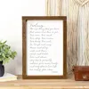 Clairmont & Co Darling The One Thing Wood Frame In Brown/white