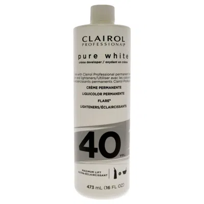 Clairol Pure White 40 Volume Creme Developer By  For Unisex - 16 oz Lightener