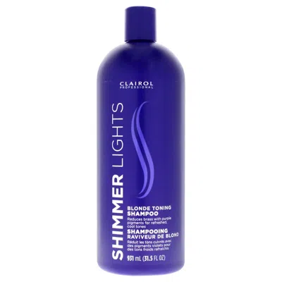 Clairol Shimmer Lights Blonde And Silver Shampoo By  For Unisex - 31.5 oz Shampoo In Multi
