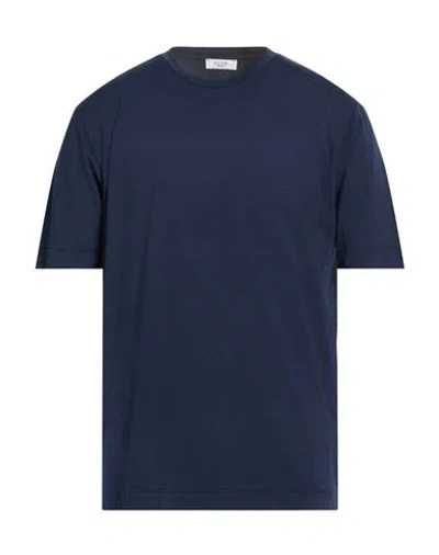 Claq Man T-shirt Navy Size 42 Cotton In Blue