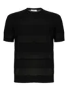 Claq Mesh-panelled Short-sleeve T-shirt In Black