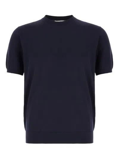 Claq Short-sleeved T-shirt In Blue