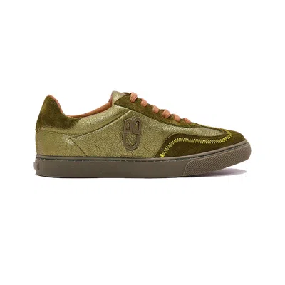 Clara Barcelo Laugh It Off Sneaker In Green