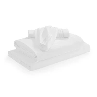 Clara Clark 1800 Series Double-brushed Microfiber Hypoallergenic Sheet Set In White