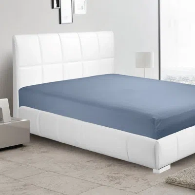 Clara Clark 1800 Thread Count Fitted Sheet In Navy