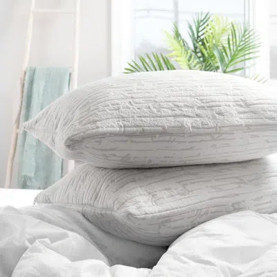 Clara Clark High Quality Memory Foam Plush Support Pillow In White