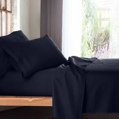 Clara Clark Setaluna Premier Sheet Set In Royal Blue