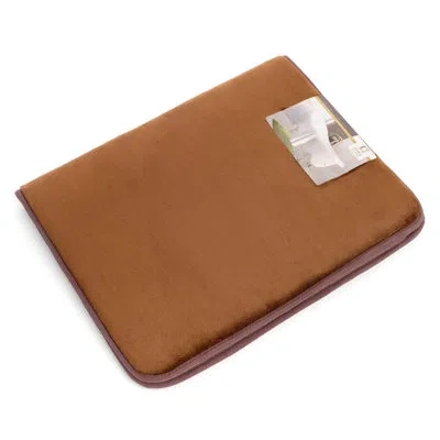 Clara Clark Tub-shower Rectangle Non-slip Bath Mat In Chocolate Brown