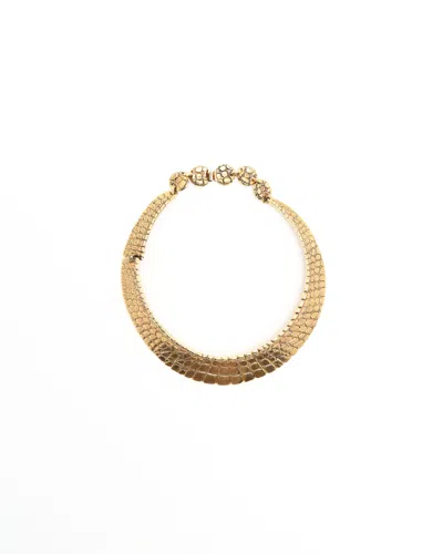 Clara Studio For Asymmetry Vintage Choker In Gold