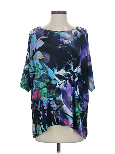 Pre-owned Clara Sun Woo 3/4 Sleeve T-shirt In Blue