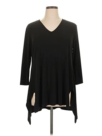 Pre-owned Clara Sun Woo 3/4 Sleeve T-shirt In Black