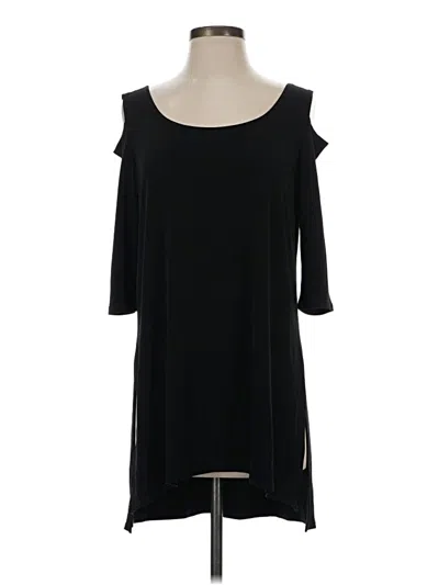 Pre-owned Clara Sun Woo 3/4 Sleeve T-shirt In Black