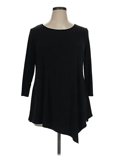 Pre-owned Clara Sun Woo 3/4 Sleeve T-shirt In Black