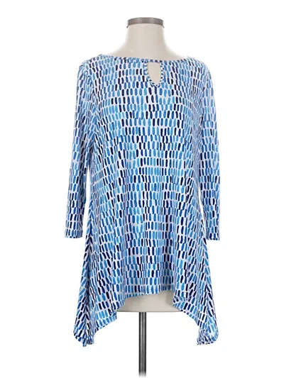 Pre-owned Clara Sun Woo 3/4 Sleeve T-shirt In Blue