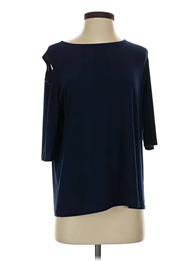 Pre-owned Clara Sun Woo 3/4 Sleeve T-shirt In Blue