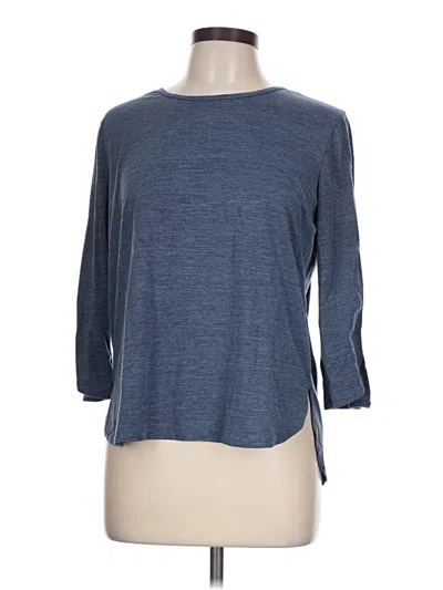 Pre-owned Clara Sun Woo 3/4 Sleeve T-shirt In Blue