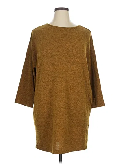 Pre-owned Clara Sun Woo Casual Dress In Brown