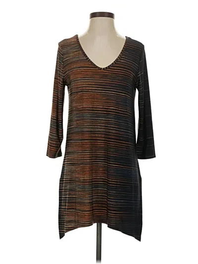 Pre-owned Clara Sun Woo Casual Dress In Brown