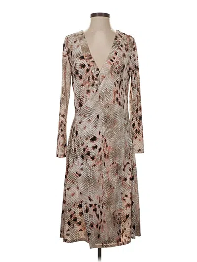 Pre-owned Clara Sun Woo Casual Dress In Tan