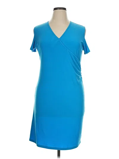 Pre-owned Clara Sun Woo Cocktail Dress In Blue
