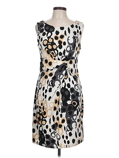 Pre-owned Clara Sun Woo Cocktail Dress In Tan