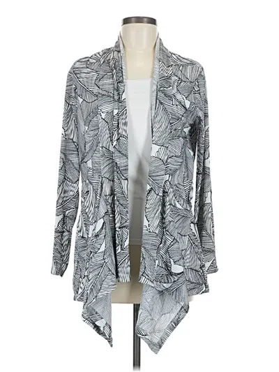 Pre-owned Clara Sun Woo Kimono In Gray