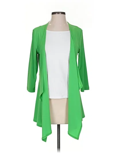 Pre-owned Clara Sun Woo Kimono In Green