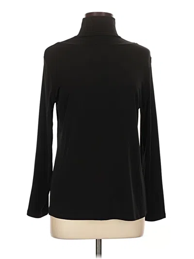 Pre-owned Clara Sun Woo Long Sleeve Blouse In Black