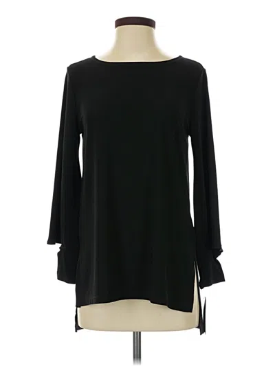 Clara Sun Woo Long Sleeve Blouse In Black