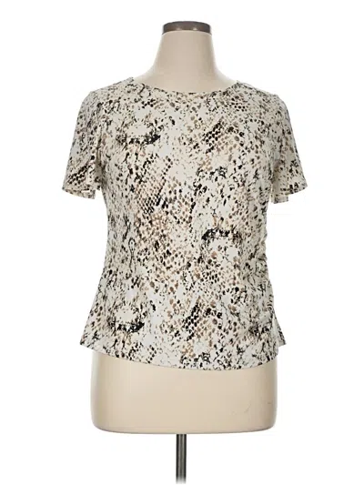 Pre-owned Clara Sun Woo Short Sleeve T-shirt In Silver