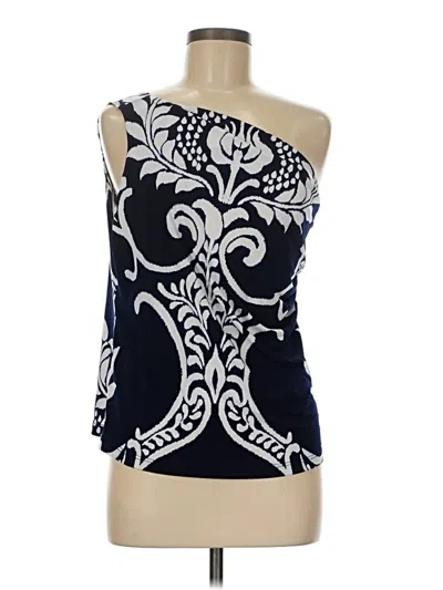 Pre-owned Clara Sun Woo Sleeveless Blouse In Blue