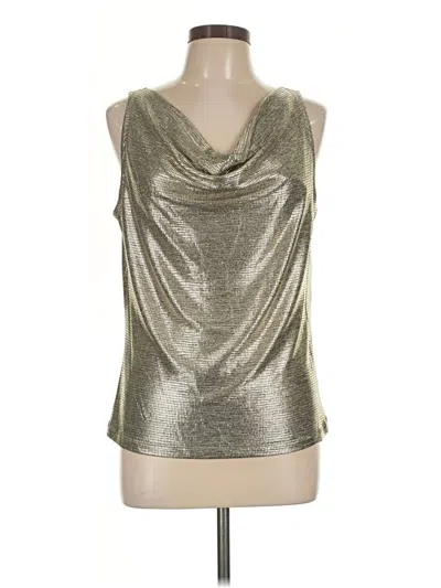 Pre-owned Clara Sun Woo Sleeveless Blouse In Silver