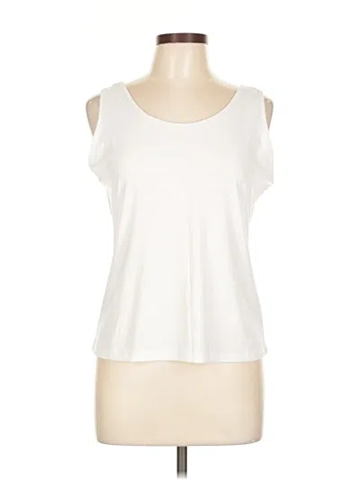 Pre-owned Clara Sun Woo Sleeveless T-shirt In White