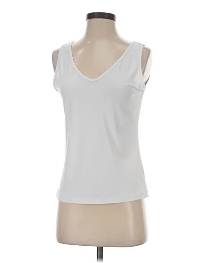 Pre-owned Clara Sun Woo Sleeveless T-shirt In White