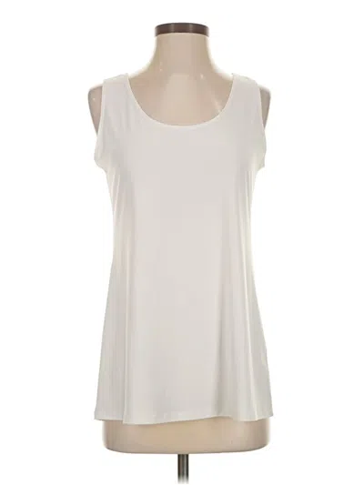 Pre-owned Clara Sun Woo Sleeveless T-shirt In White